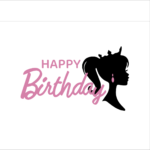 Фото макета коробки для плоттера Silhouette Happy birthday barbie