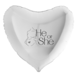 Макет на сердце 36д "He or She"